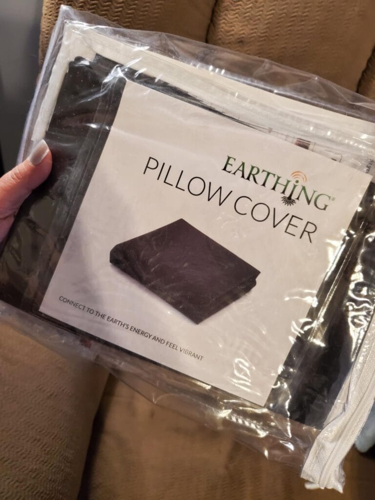 What is earthing and grounding? Earthing Pillow cover, new and still in the package.