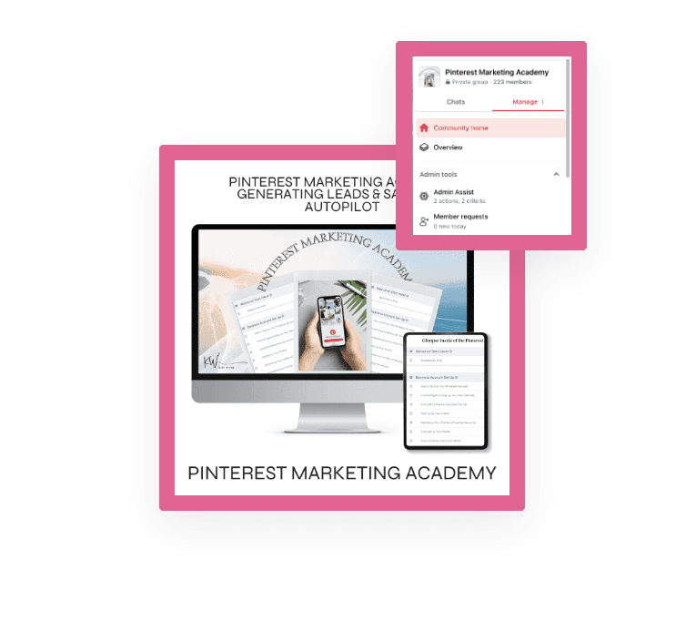 Who Owns Pinterest? How to post on Pinterest. this is a screenshot of the Pinterest marketing academy.